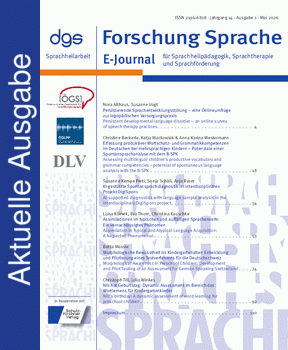 Ausgabe 1 Forschung Sprache